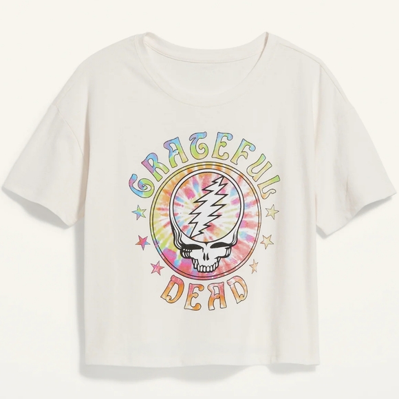 Grateful Dead Cropped Stealie Tee, Large, NWT - Picture 4 of 4